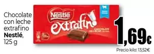 Oferta de Nestlé - Chocolate Con Leche Extrafino por 1,69€ en Unide Supermercados