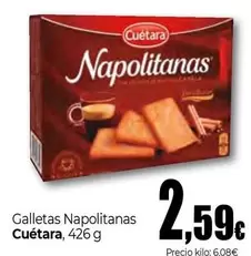 Oferta de Cuétara - Galletas Napolitanas por 2,59€ en Unide Supermercados