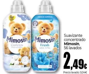 Oferta de Mimosín - Suavizante Concentrado por 2,49€ en Unide Supermercados