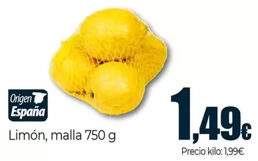 Oferta de Limon por 1,49€ en Unide Supermercados
