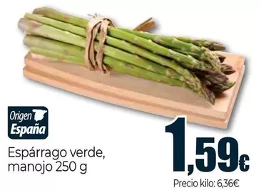 Oferta de Esparrago Verde por 1,59€ en Unide Supermercados