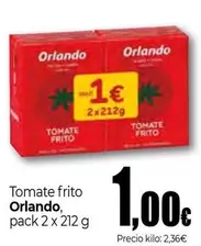 Oferta de Orlando - Tomate Frito por 1€ en Unide Supermercados