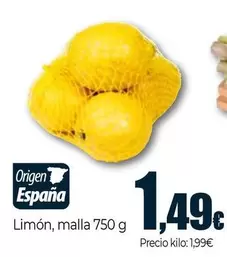 Oferta de Limón por 1,49€ en Unide Supermercados