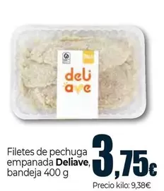 Oferta de Deliave - Filetes De Pechuga Empanada por 3,75€ en Unide Supermercados