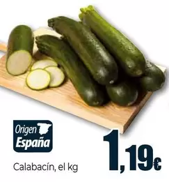 Oferta de Calabacín por 1,19€ en Unide Supermercados