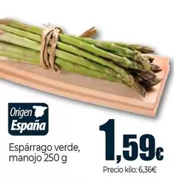 Oferta de Esparrago Verde, Manojo por 1,59€ en Unide Supermercados