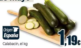 Oferta de Calabacin por 1,19€ en Unide Supermercados