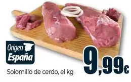 Oferta de Solomillo De Cerdo por 9,99€ en Unide Supermercados