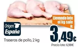 Oferta de Traseros De Pollo por 3,49€ en Unide Supermercados
