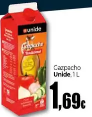 Oferta de Unide - Gazpacho por 1,69€ en Unide Market