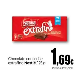 Oferta de Nestlé - Chocolate Con Leche Extrafino por 1,69€ en Unide Market