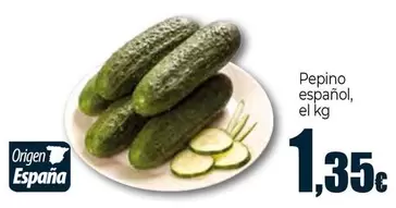 Oferta de Pepino Español por 1,35€ en Unide Market