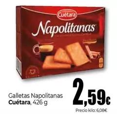 Oferta de Cuétara - Galletas Napolitanas por 2,59€ en Unide Market