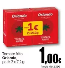 Oferta de Orlando - Tomate Frito por 1€ en Unide Market