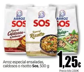 Oferta de Sos - Arroz Especial Ensaladas, Caldo O Risotto por 1,25€ en Unide Market