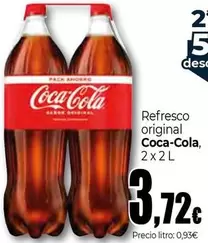 Oferta de Coca-Cola - Refresco Original por 3,72€ en Unide Market