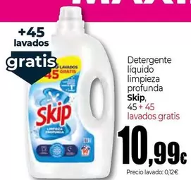 Oferta de Skip - Detergente Líquido Limpieza Profunda por 10,99€ en Unide Market