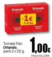 Oferta de Orlando - Tomate Frito por 1€ en UNIDE Alimentación