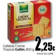 Oferta de Gullón - Galletas Creme Tropical por 2,25€ en UNIDE Alimentación