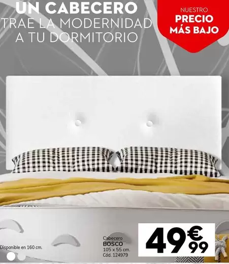 Oferta de Cabecero Bosco  por 49,99€ en Conforama
