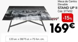 Oferta de Mesa De Centro Elevable Stand Up II por 169€ en Conforama