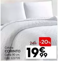 Oferta de Colcha Corinto/ Cama 90 Cm por 19,99€ en Conforama