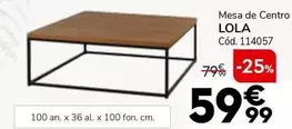 Oferta de Mesa De Centro Lola  por 59,99€ en Conforama
