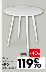 Oferta de Mesa De Cocina Aro por 119,7€ en Conforama