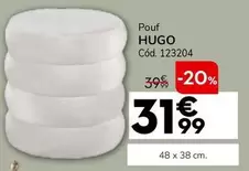 Oferta de Pouf Hugo por 31,99€ en Conforama