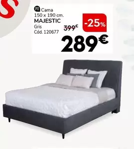 Oferta de Cama Majestic por 289€ en Conforama