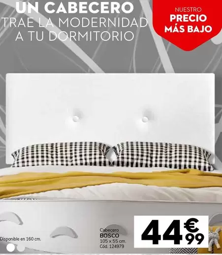 Oferta de Cabecero Bosco  por 44,99€ en Conforama