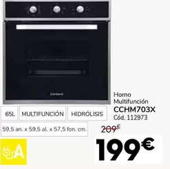 Oferta de Horno Multifunción Cchm703x por 199€ en Conforama