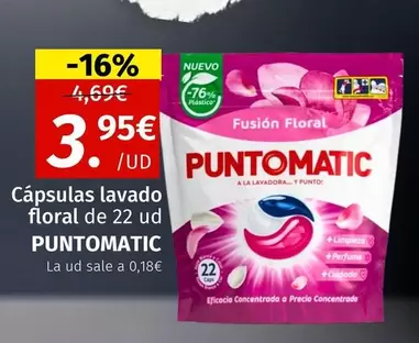 Oferta de Cápsulas Lavado Floral De 22 Ud por 3,95€ en Maskom Supermercados
