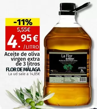 Oferta de Flor - Aceite De Oliva Virgen Extra por 4,95€ en Maskom Supermercados