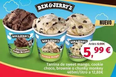 Oferta de Mango - Tarrina De Sweet Mango, Cookie Choco, Brownie O Chunky Monkey por 5,99€ en Maskom Supermercados