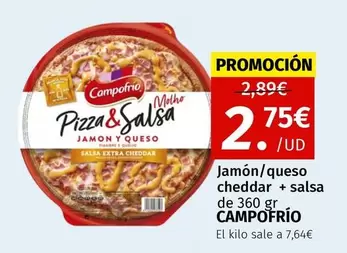 Oferta de Campofrío - Jamon/queso Cheddar + Salsa por 2,75€ en Maskom Supermercados
