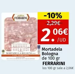 Oferta de Ferrarini - Mortadela Bologna por 2,06€ en Maskom Supermercados