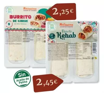 Oferta de Rikisssimo - Flauta De Kebab por 2,45€ en Maskom Supermercados