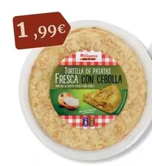 Oferta de Dia - Tortilla De Patatas Fresca Con Cebolla por 1,99€ en Maskom Supermercados