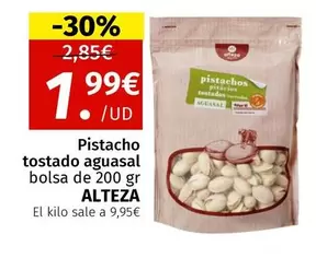 Oferta de Alteza - Pistacho Tostado Aguasal por 1,99€ en Maskom Supermercados
