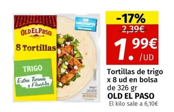 Oferta de Old El Paso - Tortillas De Trigo por 1,99€ en Maskom Supermercados