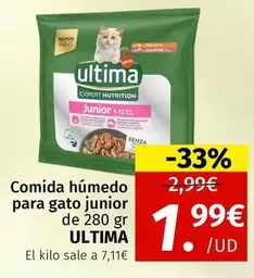 Oferta de Última - Comida Húmedo Para Gato Junior por 1,99€ en Maskom Supermercados
