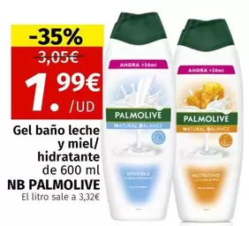 Oferta de Palmolive - Gel Bano Leche Y Miel/ Hidratante por 1,99€ en Maskom Supermercados