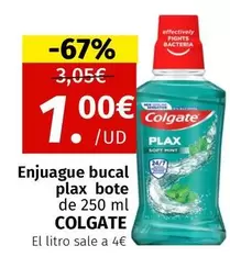 Oferta de Colgate - Enjuague Bucal Plax Bote por 1€ en Maskom Supermercados