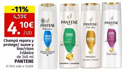 Oferta de Pantene - Champú Repara Y Protege/ Suave Y Liso/ Rizos/ Clásico por 4,1€ en Maskom Supermercados