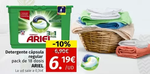 Oferta de Compact - Detergente Capsulas por 6,19€ en Maskom Supermercados