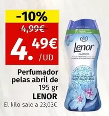 Oferta de Lenor - Perfumador Pelas Abril por 4,49€ en Maskom Supermercados