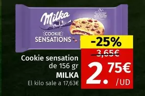 Oferta de Milka - Cookie Sensation por 2,75€ en Maskom Supermercados