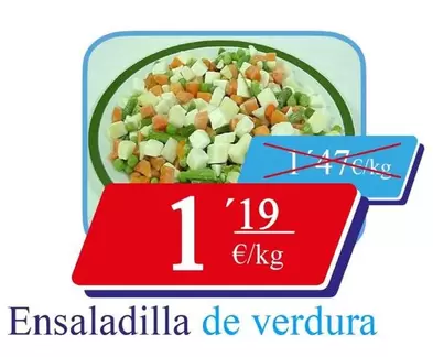 Oferta de Ensaladilla De Verdura por 1,19€ en Congelados Copos