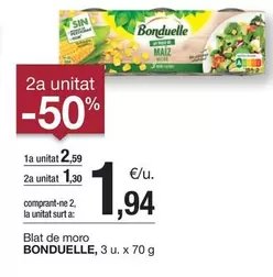 Oferta de Bonduelle - Blat De Moro por 2,59€ en BonpreuEsclat